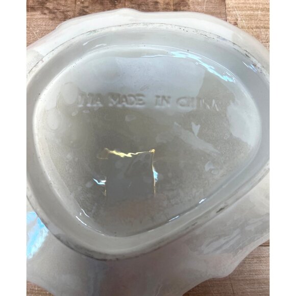 Whimsical Ceramic Snowman Serving Plate Winter Holiday Decor - Picture 6 of 6